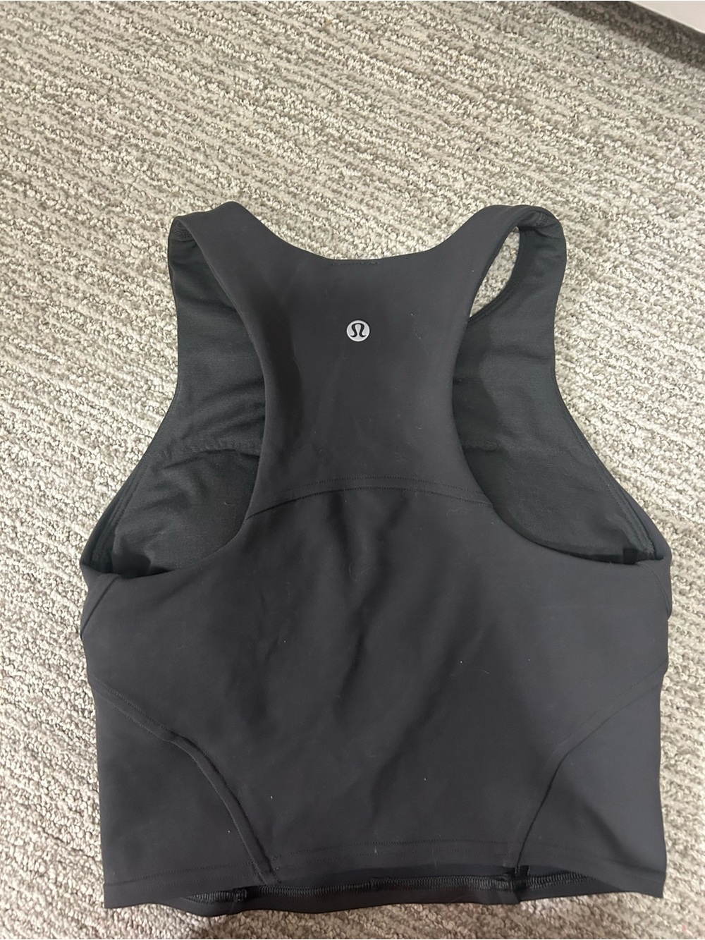 lululemon athletica Black Racerback Top